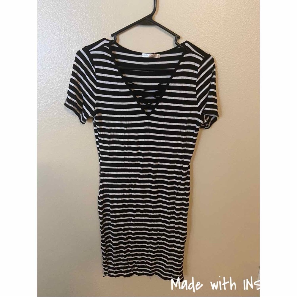 Stripe Bodycon Dress